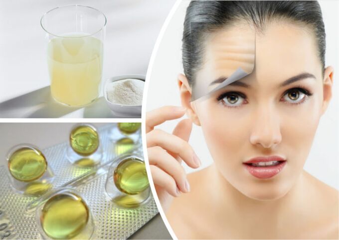 vitamin serum for facial skin rejuvenation
