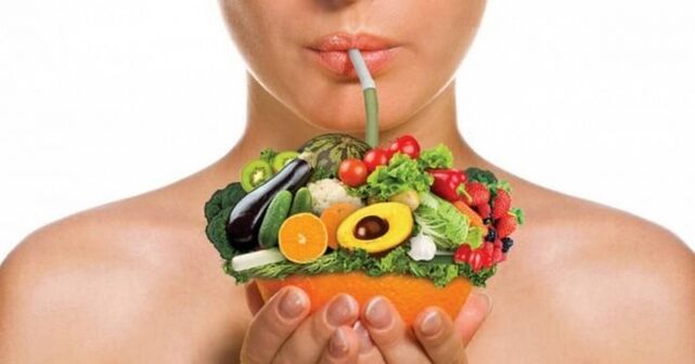 Fruits and vegetables contain vitamins that rejuvenate the skin from within